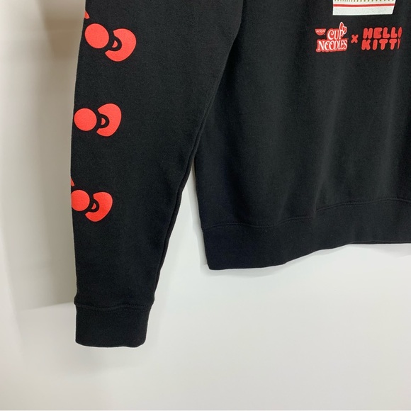 Ripple Junction Nissin Cup Noodles x Hello Kitty Collab Crew Neck Sweatshirt - Picture 5 of 16